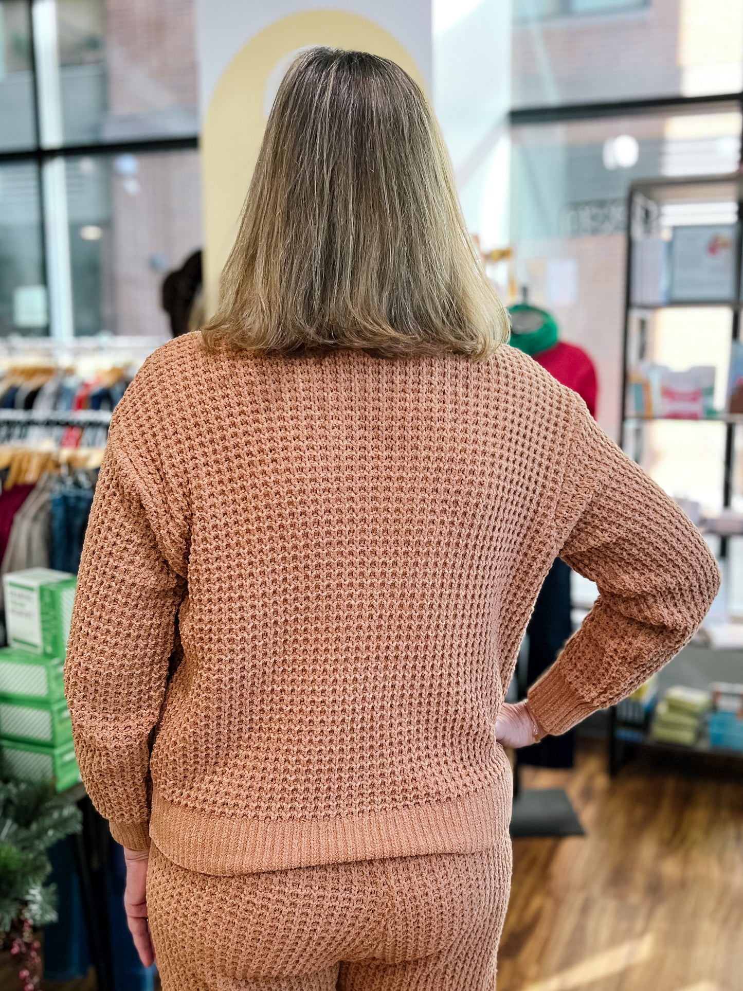 Camel Chenille Sweater