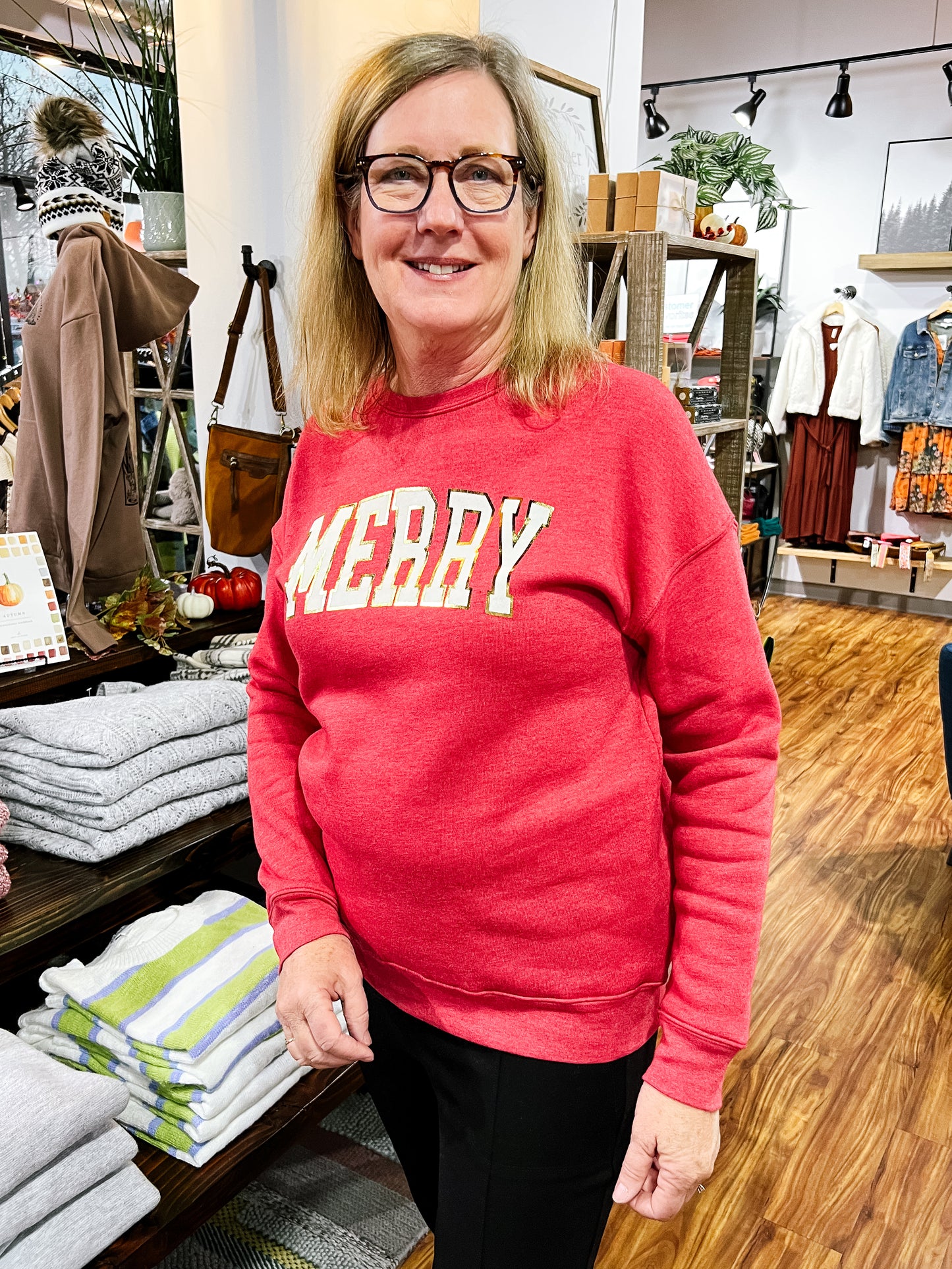 Merry Foil Sweatshirt