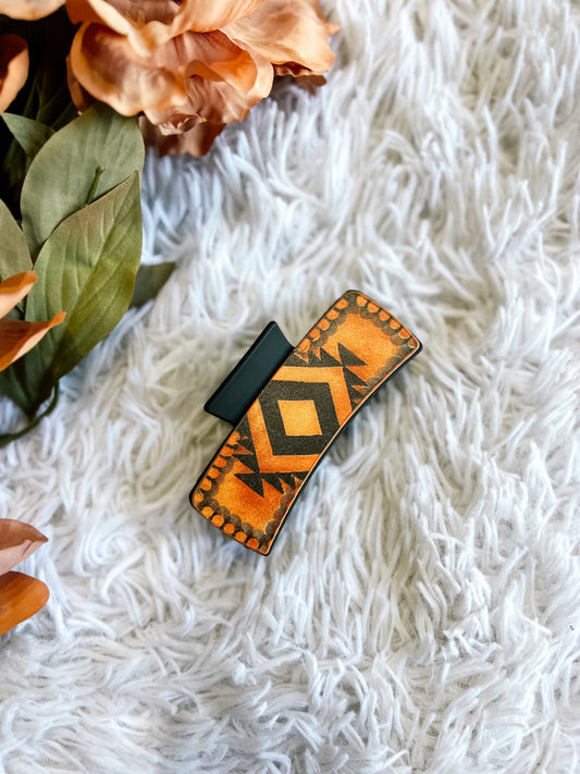 Aztec Sunset Claw Clip