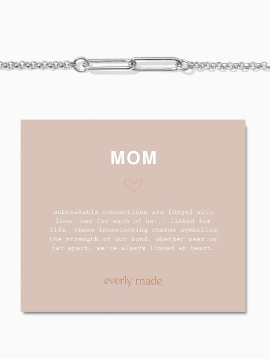 SS Linked Mom Bracelet