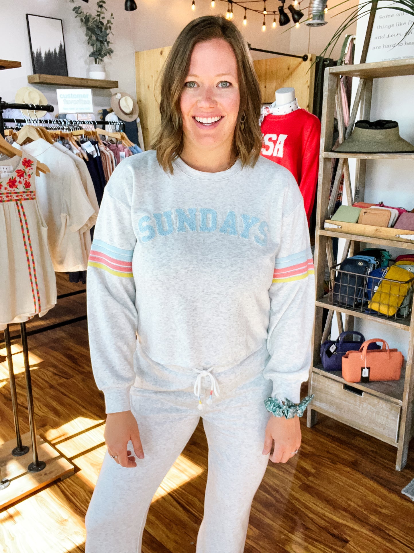 Gray Sunday Sweatshirt