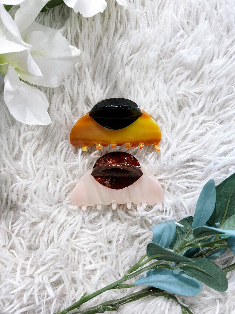 Two Tone Hair Clips