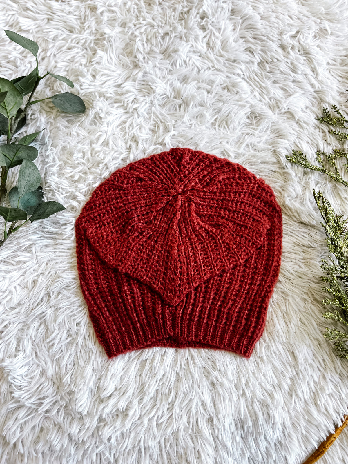 Mohair Hand Knit Beanie